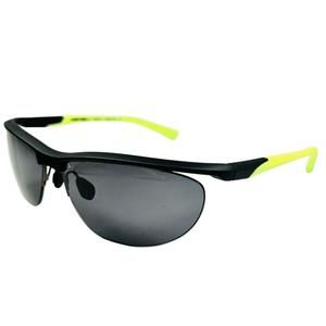 New DENALI Eyewear Black & Neon STRENGTH Sunglasses with Grey Lenses 62/15/135